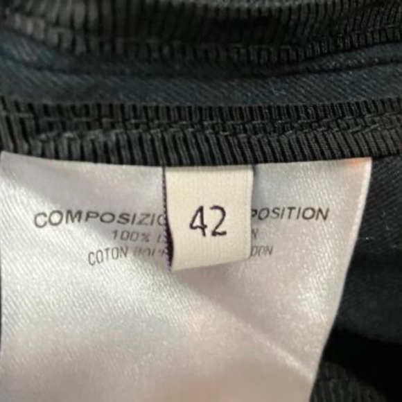 Stella McCartney Black Trench Coat sz 42 M - Picture 6 of 7